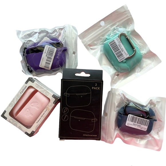 NEW 6 Silicone Cases Apple AirPod PRO - Picture 10 of 11